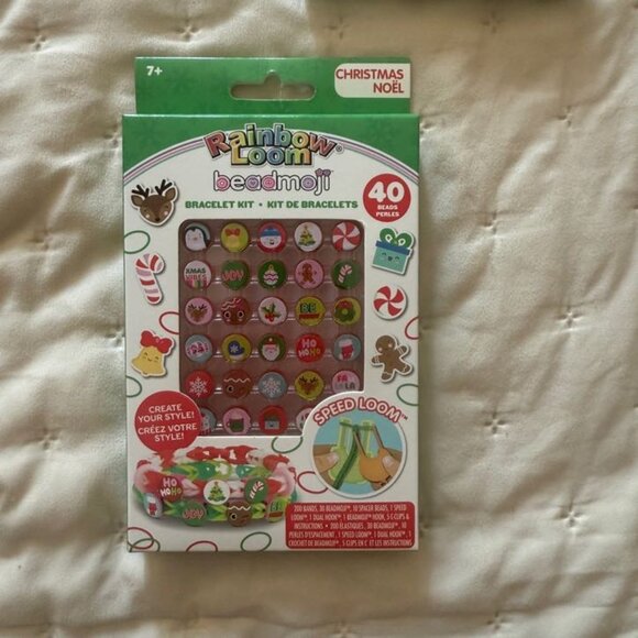 3 Rainbow Loom Beadmoji Bracelet Kits - 2 Christmas Themed 1 Trendy NEW - Picture 2 of 4